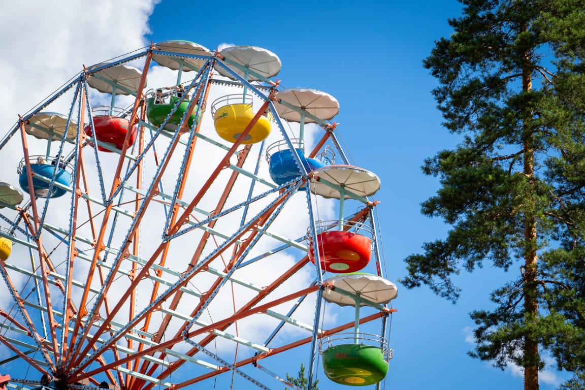 Tykkimäen huvipuisto toivottaa matkailijat tervetulleiksi
