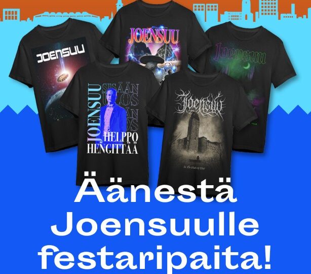 Joensuun kaupunki teettää omia festaripaitoja