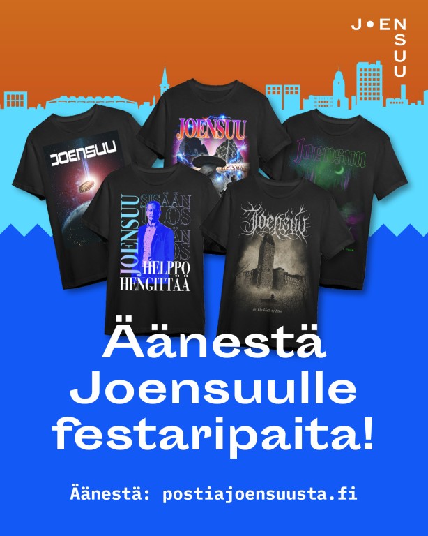 Joensuun kaupunki teettää omia festaripaitoja