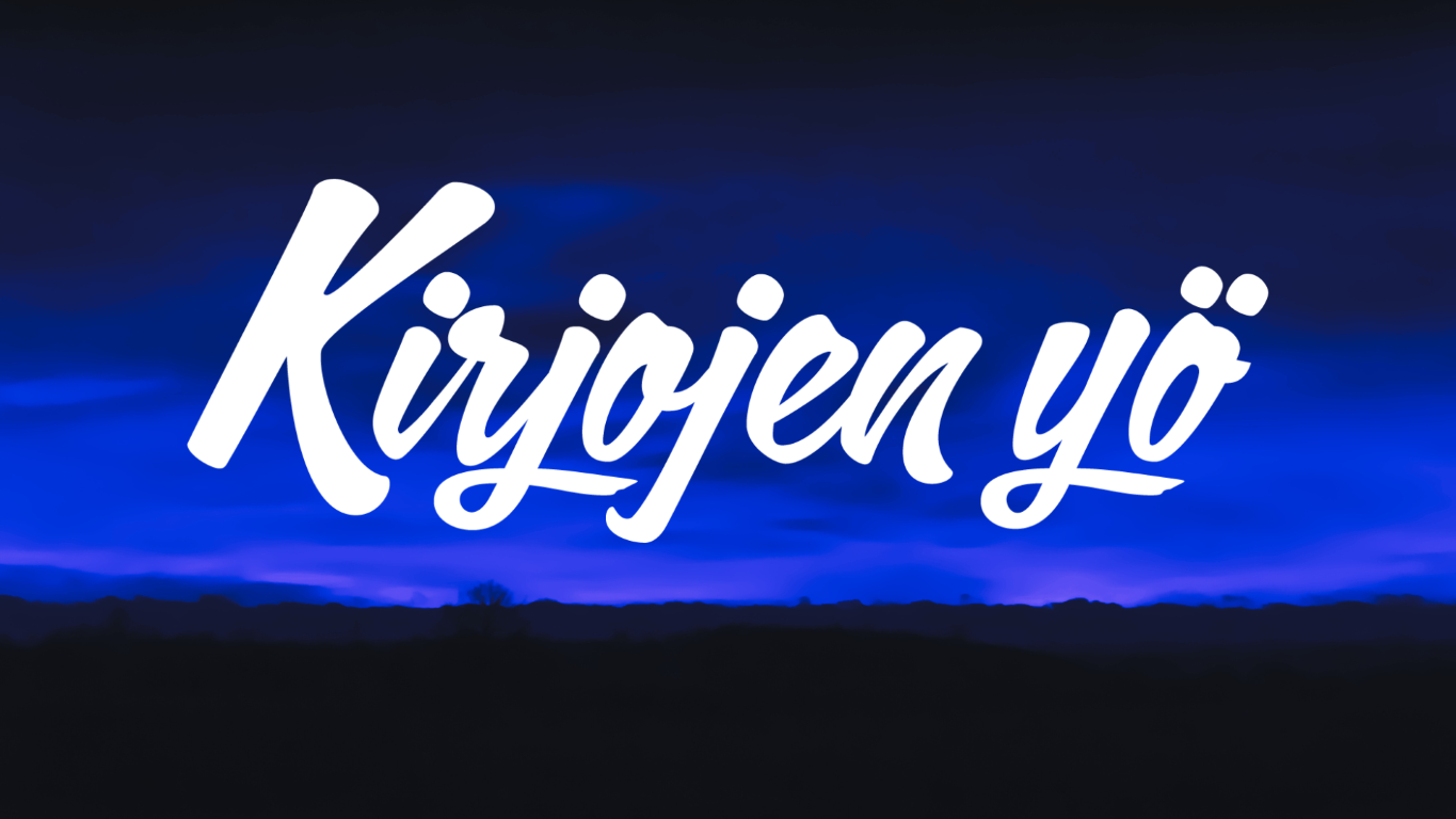 Porin pääkirjastossa Kirjojen yö 21. elokuuta