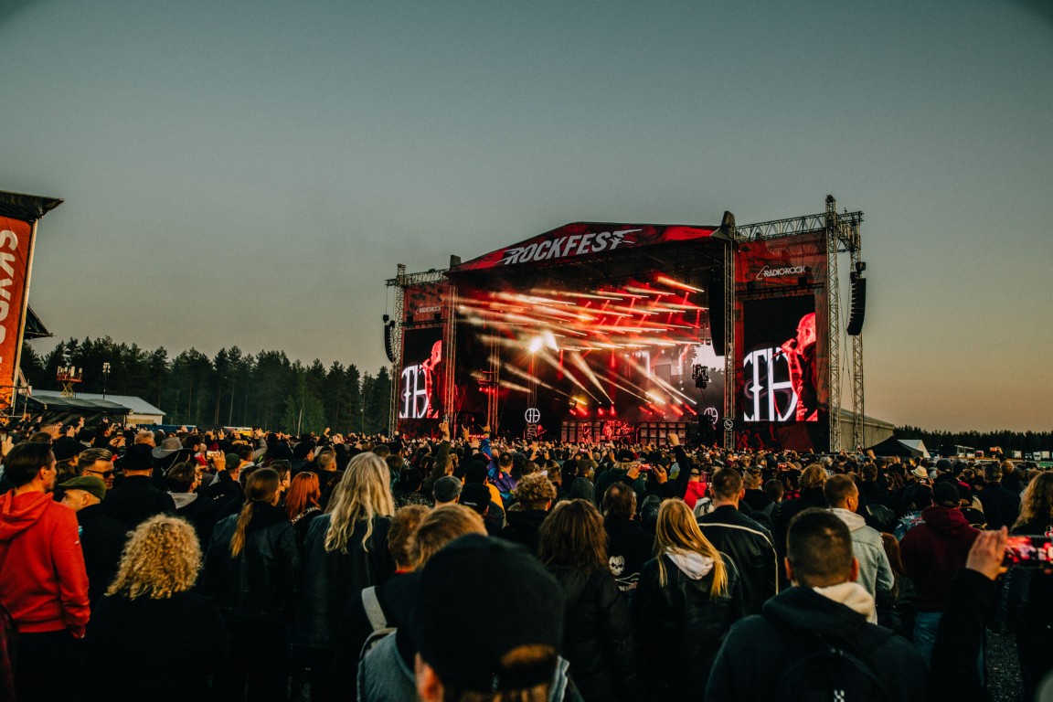 Rockfest soi kolmen päivän ajan kolmella lavalla