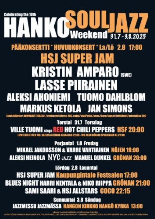 Hanko Soul Jazz Weekend´n teemana vuorovaikutus