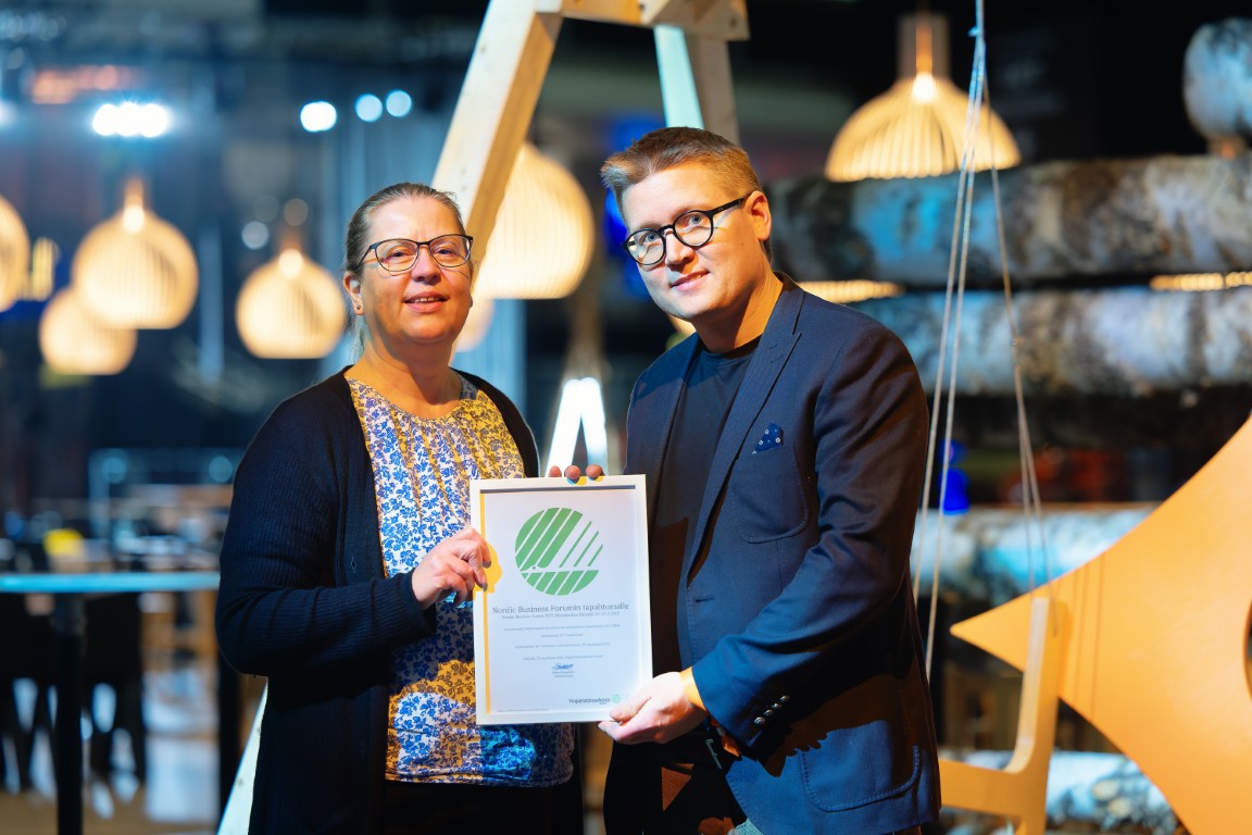 Pohjoismaiden ensimmäinen Joutsenmerkitty bisnestapahtuma Helsingissä