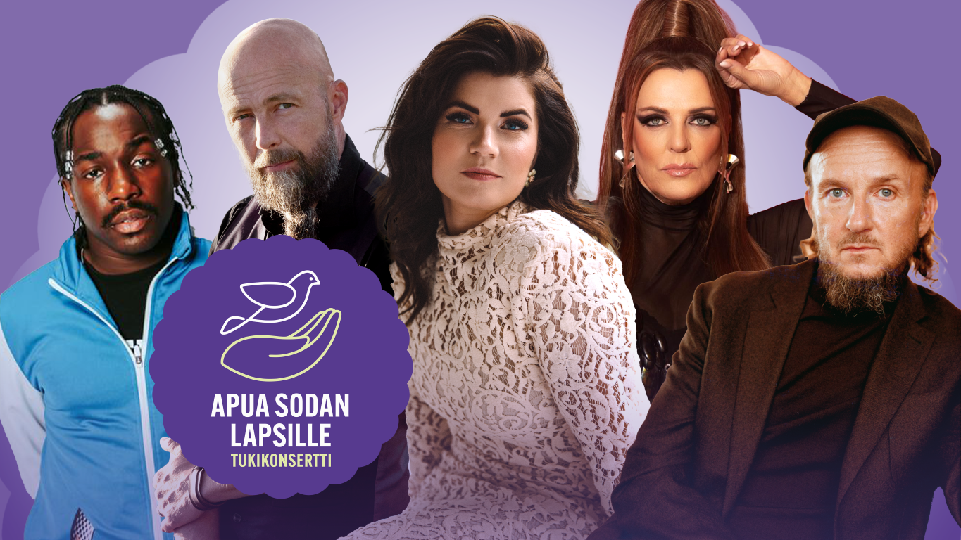 Yle järjestää Apua sodan lapsille -tukikonsertin marraskuussa