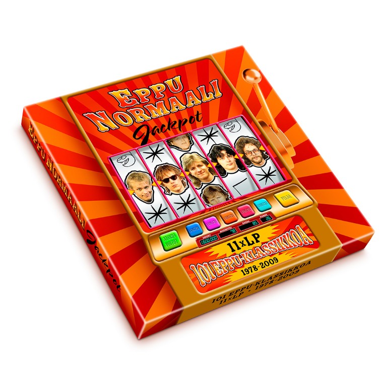 Epuilta 101 kappaleen Jackpot-vinyyliboksi