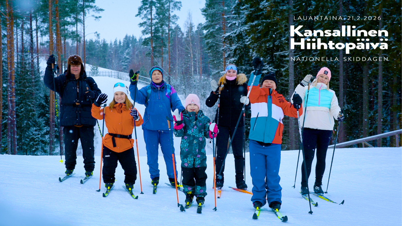 Lauantaina vietetään Kansallista Hiihtopäivää