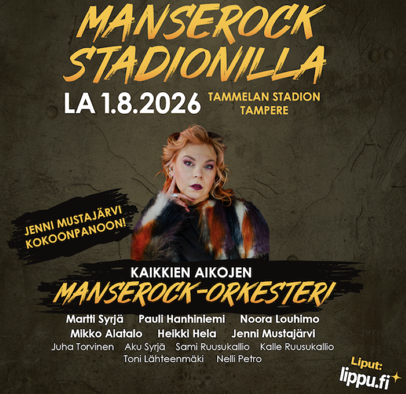 Jenni Mustajärvi Manserock-orkesteriin