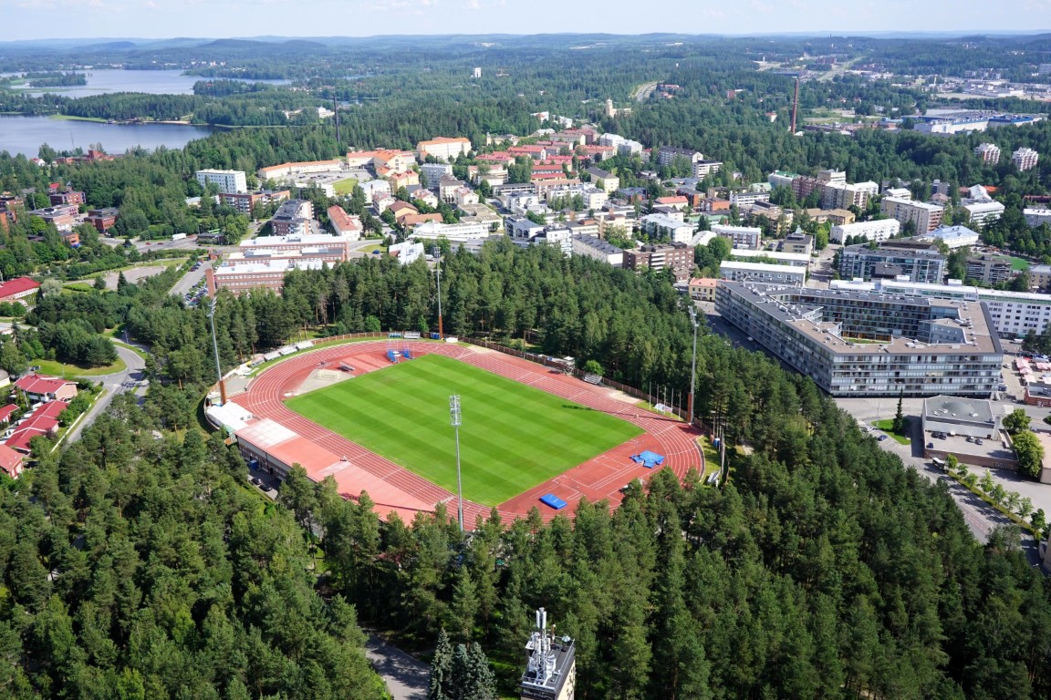 Kalevan kisat käyntiin uusitulla Harjun stadionilla Jyväskylässä