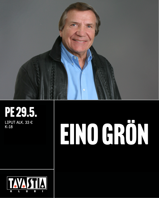Eino Grön esiintyy Tavastia-klubilla