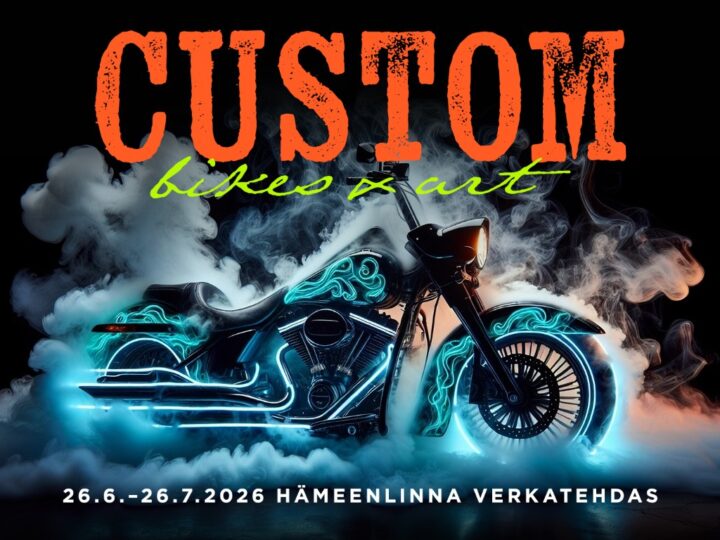 Custom Bikes & Art tuo uniikit moottoripyörät Verkatehtaalle