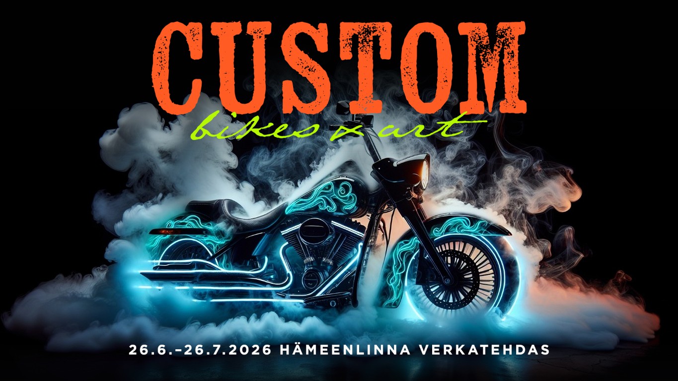 Custom Bikes & Art tuo uniikit moottoripyörät Verkatehtaalle