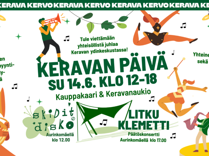 Koko kaupunki juhlii Keravan päivänä