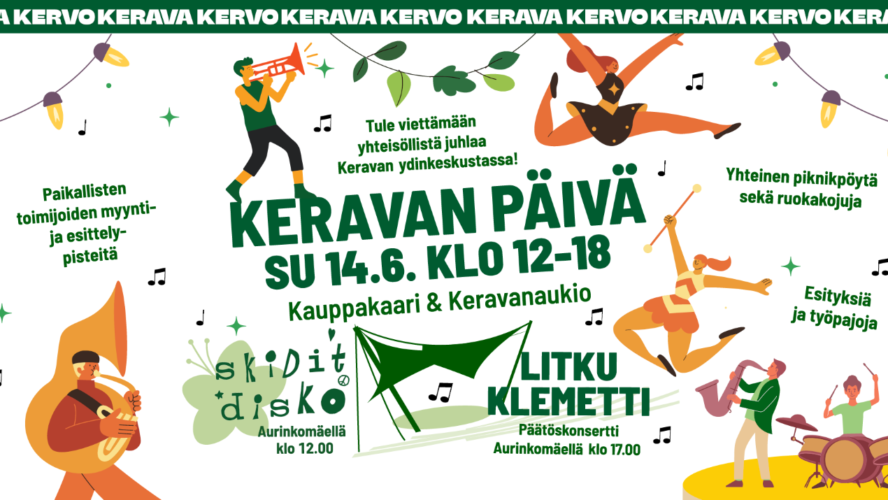 Koko kaupunki juhlii Keravan päivänä