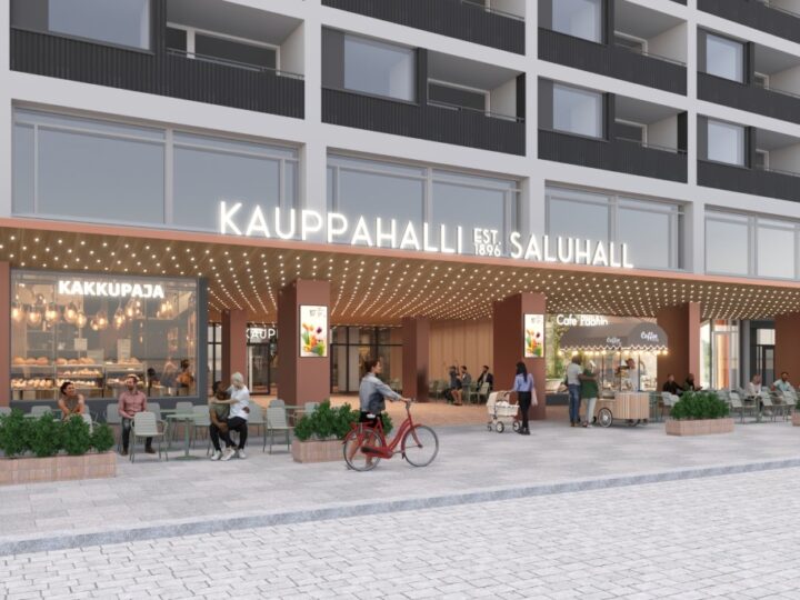 Turun Kauppahallille kaavaillaan väliaikaistiloja Wiklundin korttelista