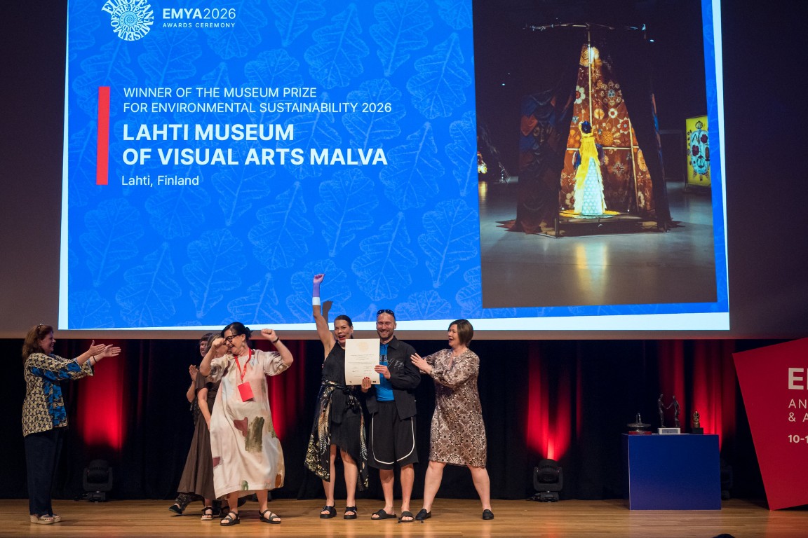 Lahden visuaalisten taiteiden museo Malvalle kansainvälinen Ympäristökestävyyden museopalkinto