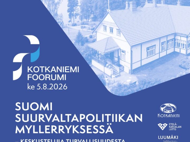 Kotkaniemi-foorumissa käsitellään Suomen roolia suurvaltapolitiikassa