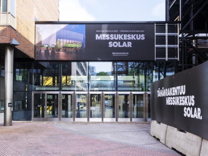 Messukeskus Solarin rakentamisen ensimmäinen vaihe valmis
