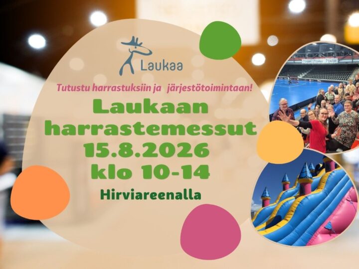 Laukaan harrastemessuilla lajit tutuksi