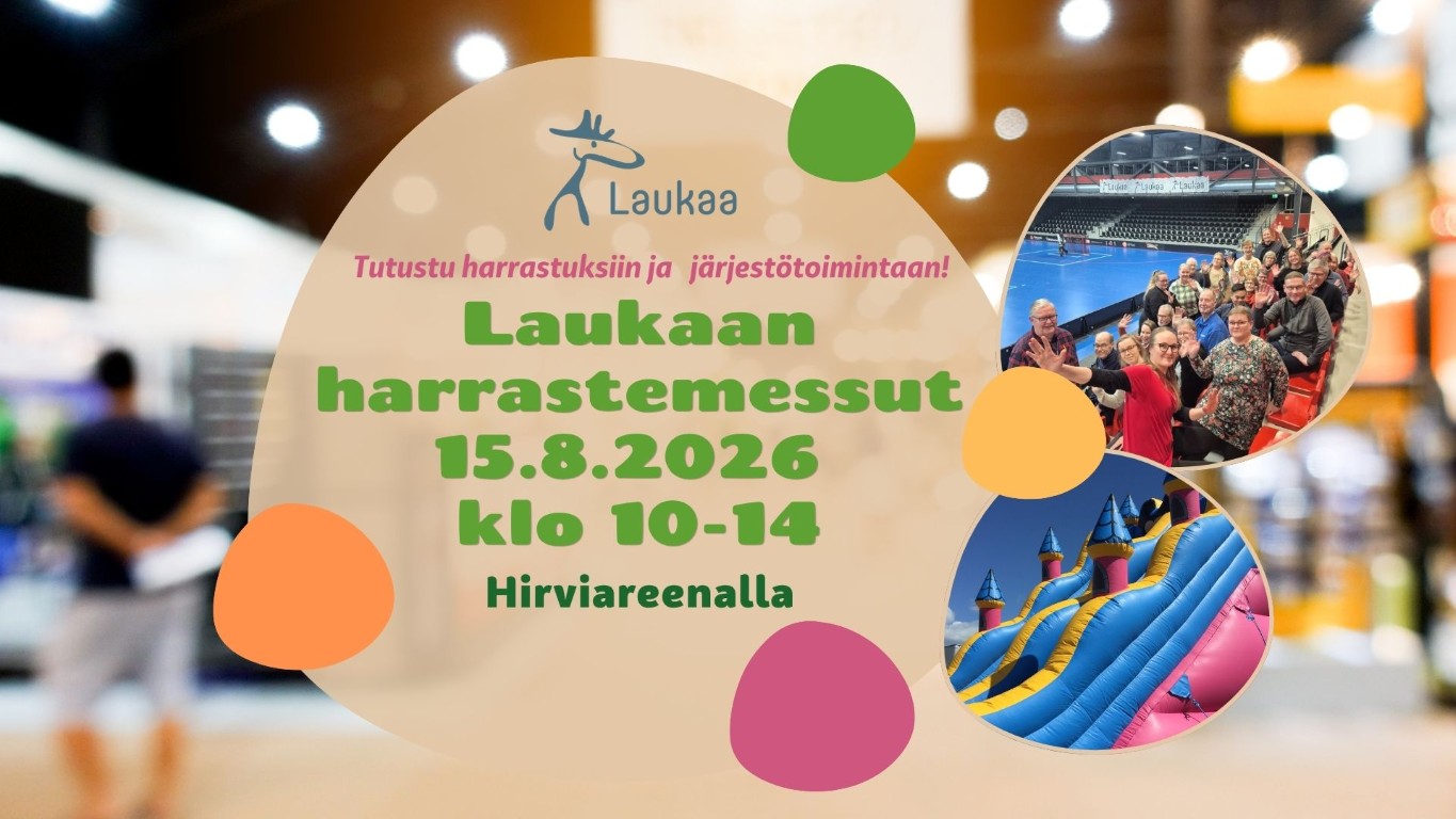 Laukaan harrastemessuilla lajit tutuksi